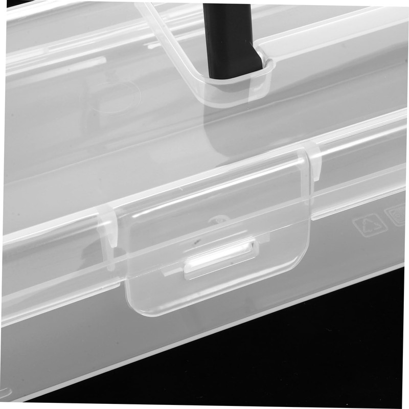 TEHAUX Multi Purpose Tool Organizer with Transparent Lid Portable Storage