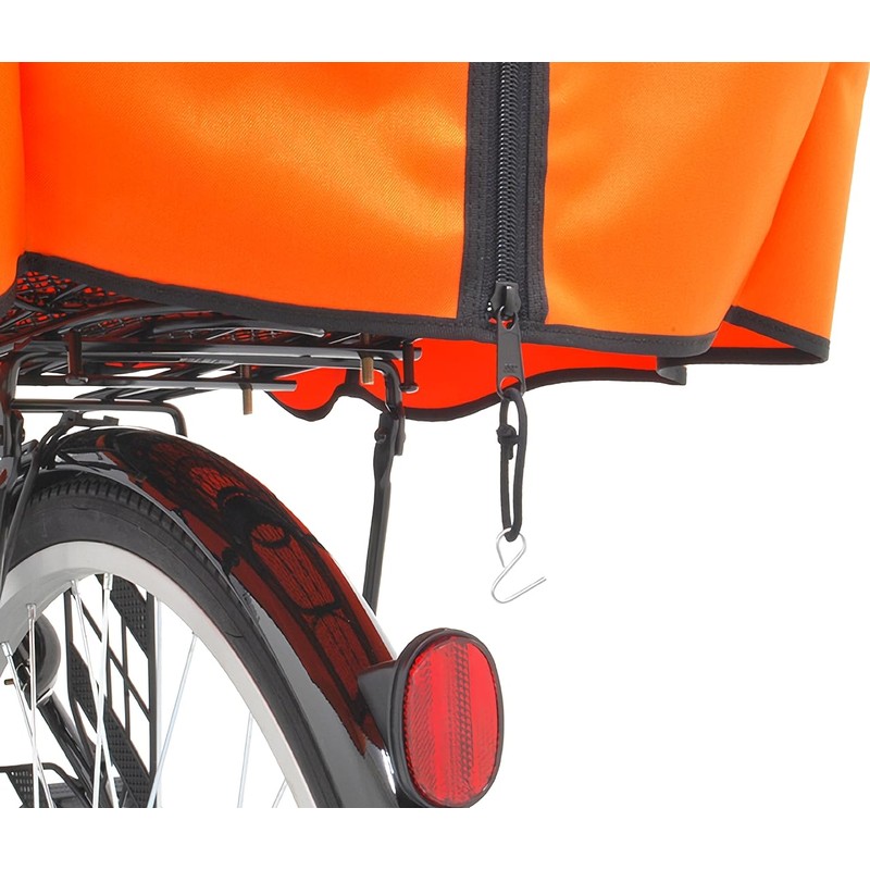 Oka Seisakusho RAINBOW-R/F Bicycle Basket Cover for Rear Basket Cover