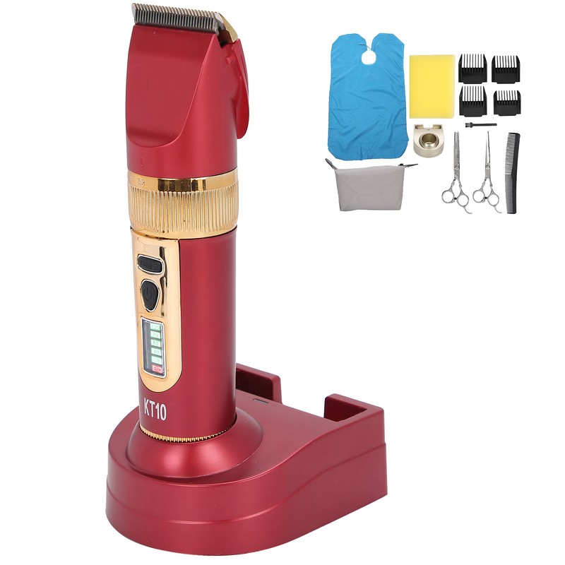 Hair Clipper Kit Rechargeable Men Hair Trimmer Barber Cutter for
