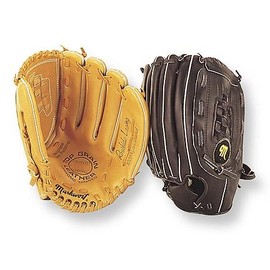 Markwort 13" Tan Double Back Great Fit Softball Glove from (Worn on Right Hand)