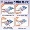 ClearSpace Vacuum Storage Bags, Space Saver Bags – 10 Large