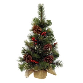 Decoris DNO4063546 Fir Tree, Plastic, Green, 50 cm x 50 cm