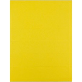 JAM PAPER Printable Place Cards - 3 3/4 x 1 3/4 - Brite Hue Yellow - 12/Pack