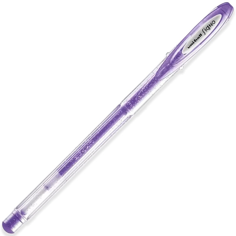 uni-ball Signo UM-120SP Gel Ink Rollerball Pens - Sparkling Violet