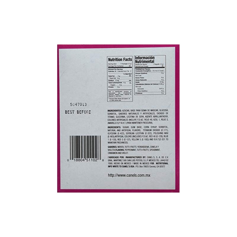 Canels Gum Box Original 60 Count, 2 Pack