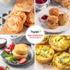 Puyeipt 2 Pack Air Fryer Egg Bite Molds, 4-Cup Mini