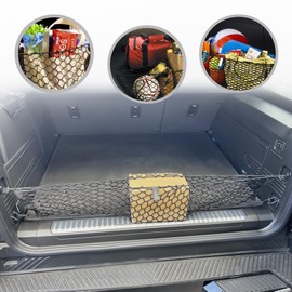 Envelope Style Trunk Mesh Cargo Net for Hummer EV SUV 2024-2025, Automotive Exterior Accessories - Premium Car Trunk Storage Organizers, Cargo Bed Net for SUV, Smart Vehicle Storage Organizer