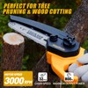 MoJoTools 2-in-1 Cordless Mini Chainsaw & Pole Saw – 15FT