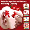 Advent Calendar 2025 Animal Alphabet Matching Toy for Kids,26 Pcs