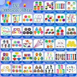 nicknack Bulk Party Bag Fillers for Kids, 200PCS Birthday Party Favours Toy Assortment, Loot Bag Pinata Fillers Classroom Giveaways & Rewards for Boys Girls