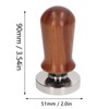 Coffee Tamper Separate Design Stainless Steel Ergonomic Wood Handle Portable
