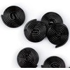 SweetGlob Licorice Wheels Naturally Flavored Candy (Black Licorice, 2 Pound)