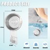 Plorede Suction Hooks, 2 Pack Reusable Multi-Purpose Sucker Hooks with