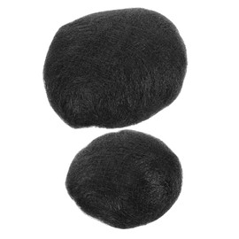 Vaguelly 2 pcs Updo Hair Decorative Hair Bun Extensions for Women Soft Comfortable for Chignons for Weddings Parties and Daily Wear
