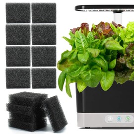 Filter Sponges Replacement Compatible with Aerogarden Harvest, Bounty, Farm, Extra, Ultra All Models, Pump Filter Sponge Replacement Accessories for Aerogarden Reduce Dirt and Debris in Pump (12Pack)