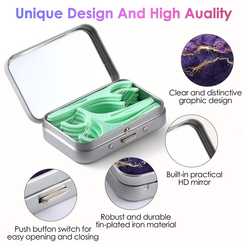 Gerkia Dental Floss Portable Case, Easy to Store Floss Picks