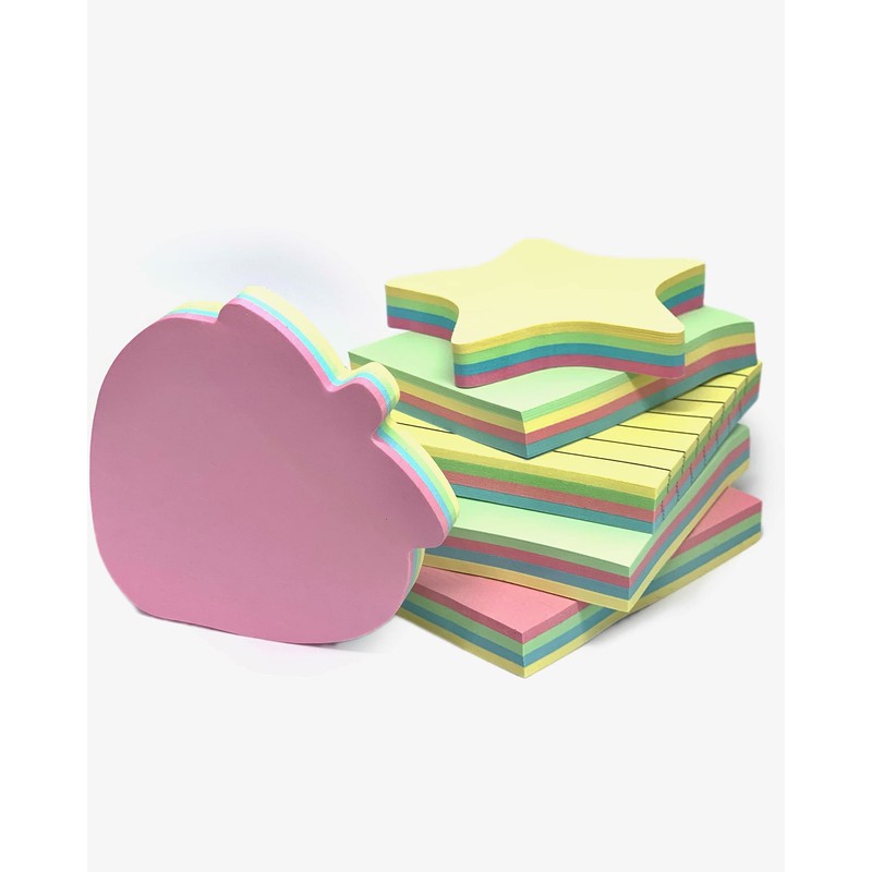GUMTAPE Strawberry Shaped Sticky Notes 76 mm x 76mm, 4