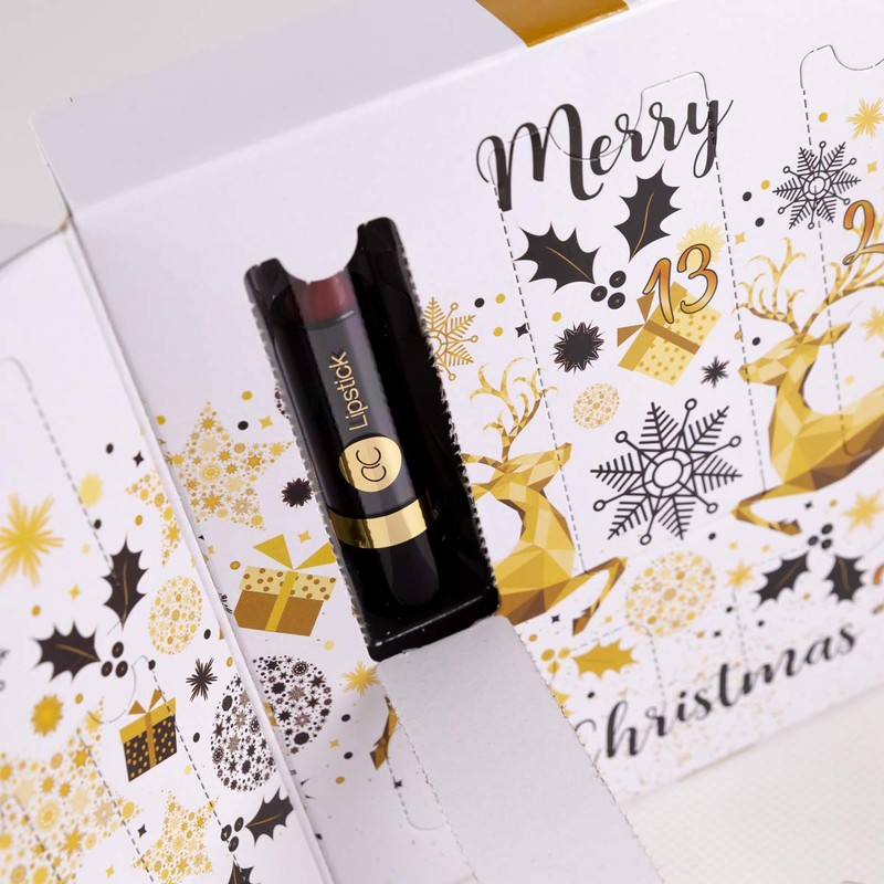 Beauty-Adventskalender Schminke mit 24 Make-up Kleinigkeiten für perfektes Styling im