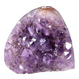 Nupuyai Natural Amethyst Crystal Quartz Cluster, Mineral Geode Druzy Specimen Stone for Reiki Healing Home Decoration (300-400g)