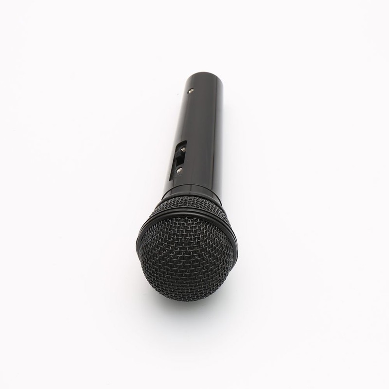 Black Microphone Costume Accessories Unisex