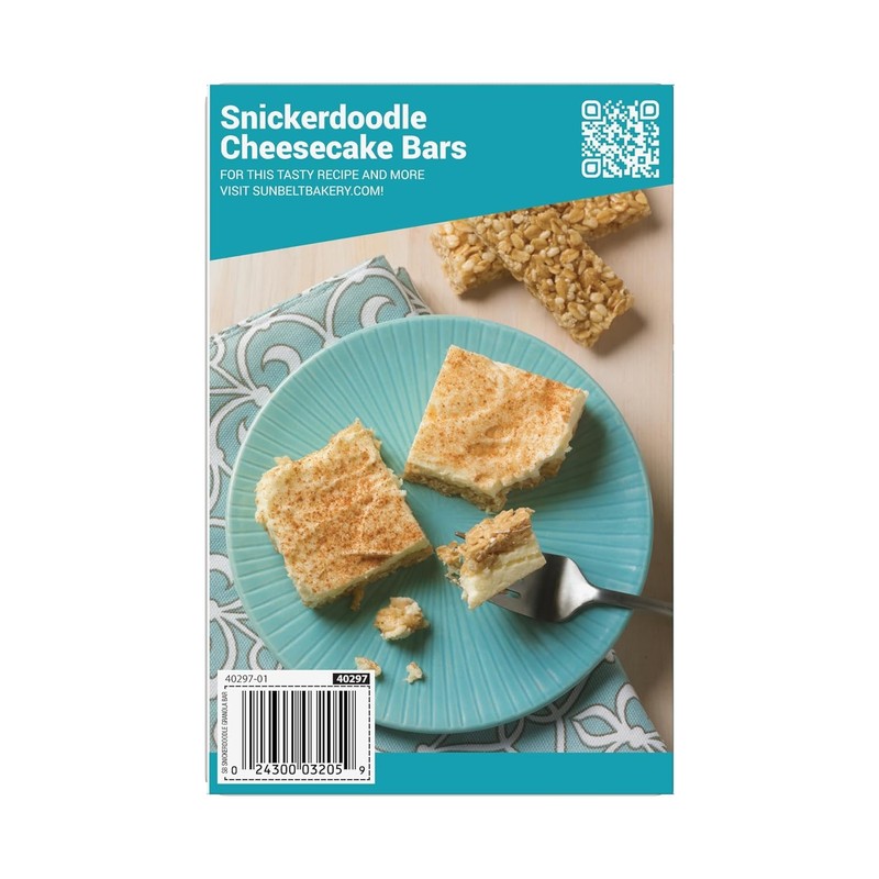 Sunbelt Bakery Snickerdoodle Chewy Granola Bars, 4 Boxes, 32 Individually