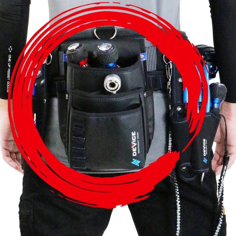 SK11 Device Waist Bag, 3 Tiers, Large Capacity Pocket DVC