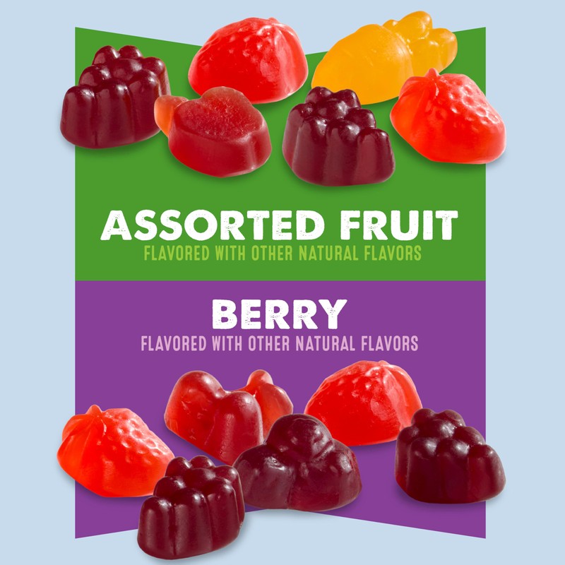 Mott's Fruit Flavored Snacks, Berry and Assorted Fruit, Gluten Free