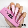 2Pcs Nail Buffers Half Moon Shape Double Sided 100/180 grit