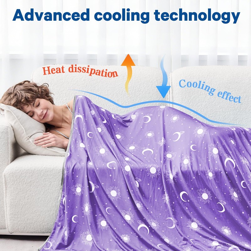 inhand Cooling Blanket Queen Size (90"x90") - Double Sided Cooling