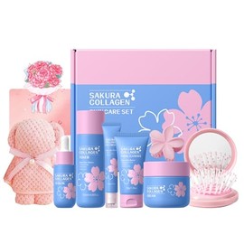 Kit de Rutina de Cuidado de la Piel para Mujer, Niñas y Adolescentes con Limpiador 50g, Tónico 120ml, Sérum 30ml, Crema de Ojos, 20g Crema Facial 50g,
