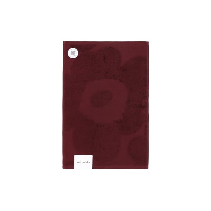 Marimekko Unikko Solid Organic Cotton Guest Towel, 12.6 x 19.7