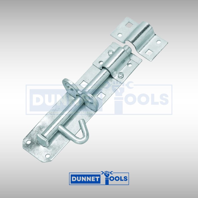 Dunnet Tools® 4", 6", 8" Brenton Bolt Sliding Padlock Bolt