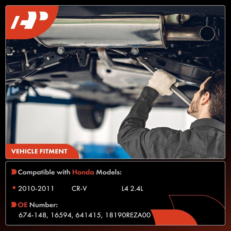A-Premium Catalytic Converter Kit Direct-Fit Compatible with Honda CR-V CRV
