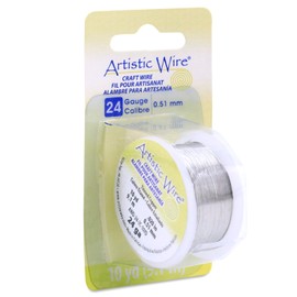Artistic Wire 24-Gauge Tinned Copper Wire, 10-Yards