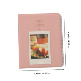 jojofuny Mini Photo Album Durable Reusable Photo Book for Cards Decorative Storage for Postcards for Friends Family for Birthdays Anniversaries