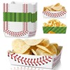 Zliisang Baseball Food Trays for Party
