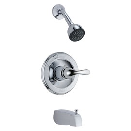 Delta Classic 13 Series 5-Setting Bathtub and Shower Faucet Set, Chrome Shower Head and Handle Set, Valve Trim Kit, Chrome T13220 (Valve Not Included)