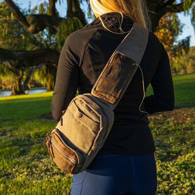 TSD The Same Direction Tapa Sling Bag (Brown)