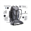 Tripole Walker 65 Litres Rucksack | Internal Frame With Metal