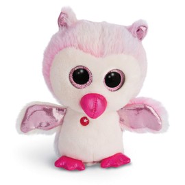 NICI 46318 Cuddy Soft Toy Glubschis Owl Princess Holly 15cm, Colourful/White