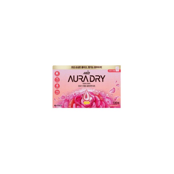 Aura Dry Sheet Sweet Mandarin 120 sheets / 아우라 드라이시트