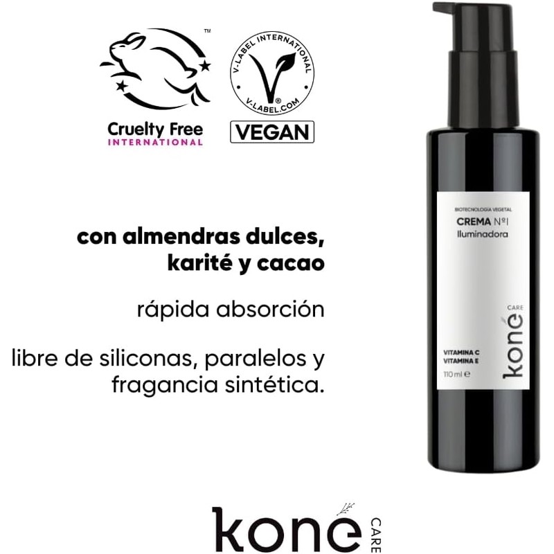CREMA Nº1 ILUMINADORA - NUTRITIVA con VITAMINA C KONE CARE