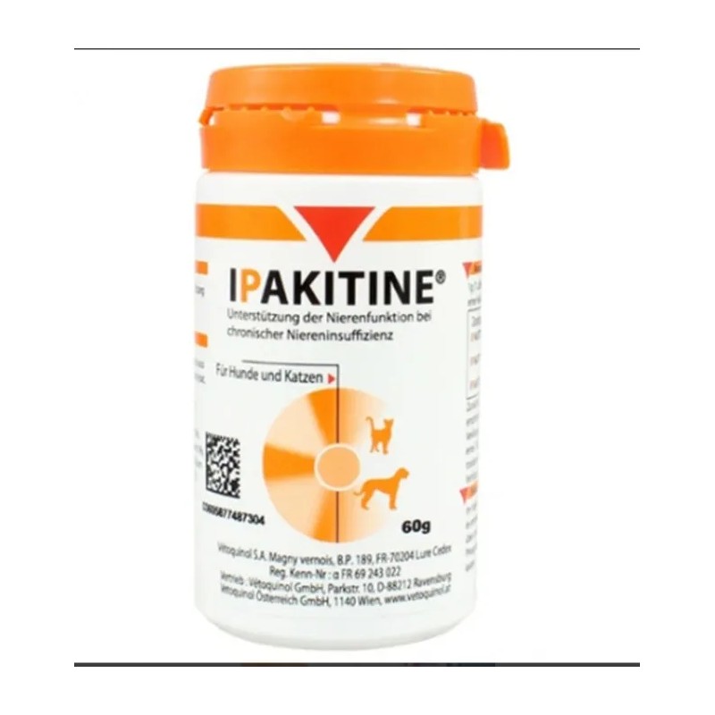 Ipakitine 60 Gramos Polvo Perros Y Gatos Reduce Toxinas
