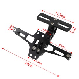 KEEPDSGN Motorcycle License Plate Bracket Fender Eliminator With LED Light For Can Am F3