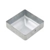 Plum Fittings 2 1/2" x 2 1/2" Square Pressed Steel