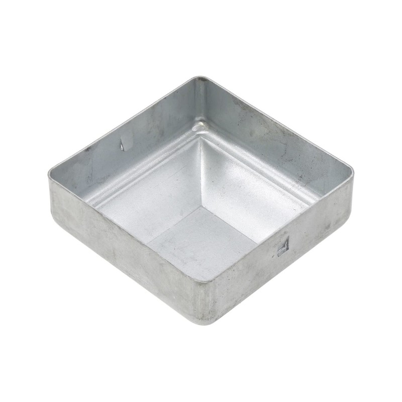 Plum Fittings 2 1/2" x 2 1/2" Square Pressed Steel