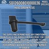 Supplying Demand 12600801000036 HVAC Air Conditioner Drain Plug - Replaces