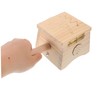 BIUDECO Portable Wooden Moxibustion Box Durable Moxa Stick Holder for