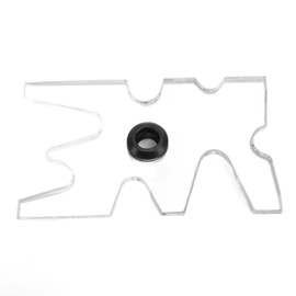 Billiard Bridge Head Portable Clear Acrylic Snooker Pool Cue Moosehead Head Billiard Accessory