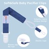 ALVABABY Baby Pacifier Clip for Boys Girls Pacifier Holder Leash